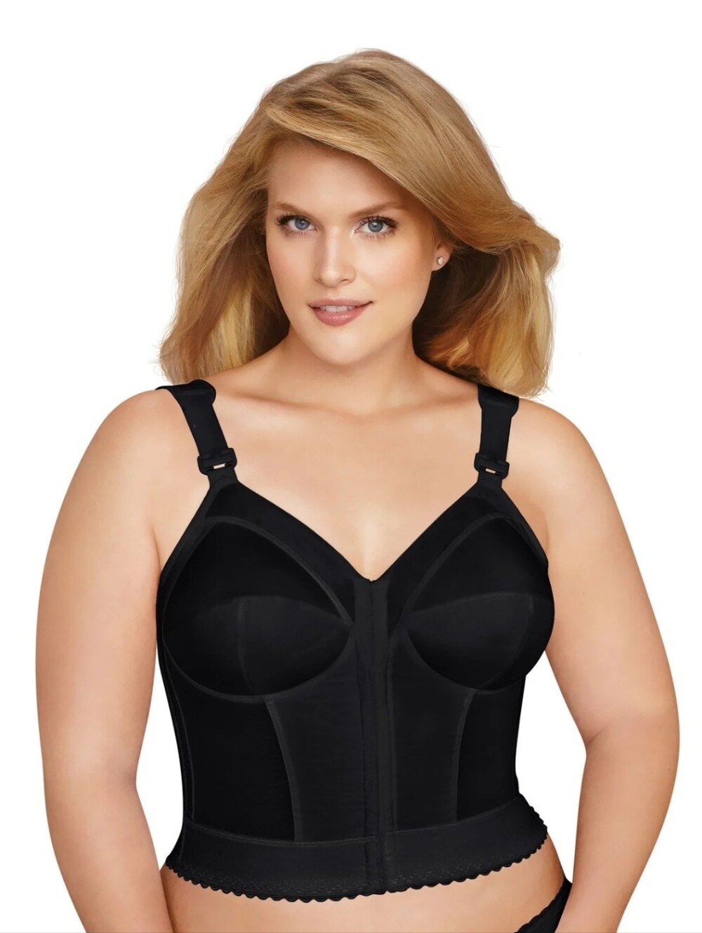 Exquisite Form Slim Wireless Back & Posture Support Bra& Front Closure Sz 40 D
